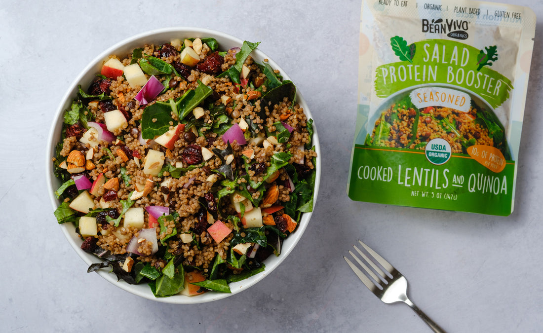 Cranberry Apple Lentil & Quinoa Salad