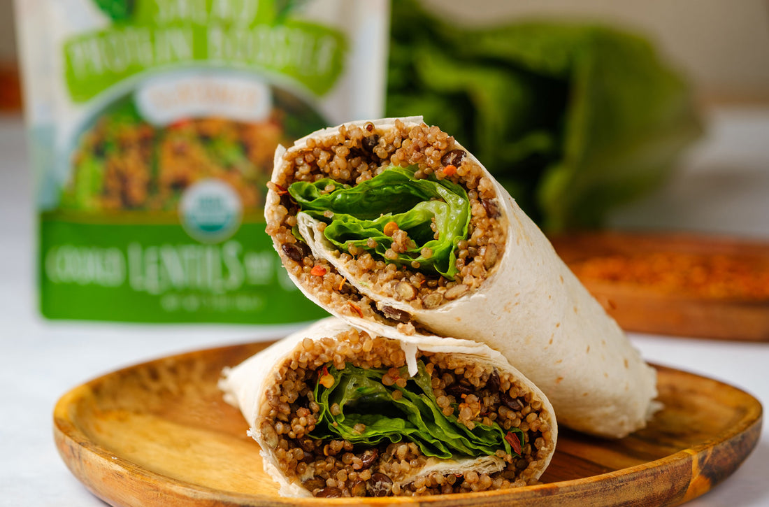 Wrap with Lentils & Quinoa
