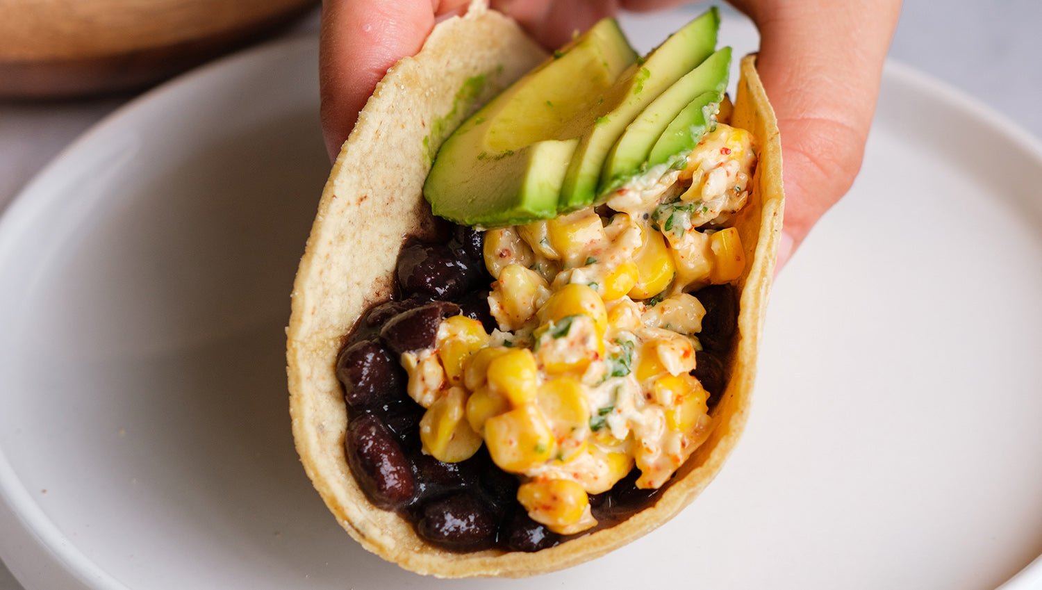 Mexican Street Corn Tacos
 | BeanVIVO