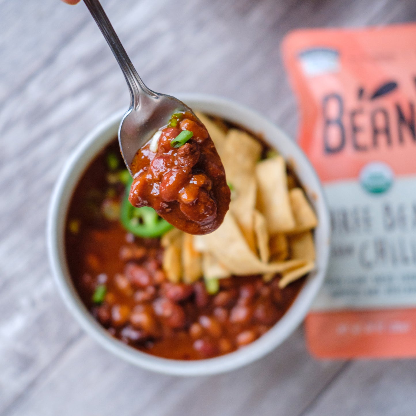 Organic Three Bean Vegan Chili (1-Pouch)