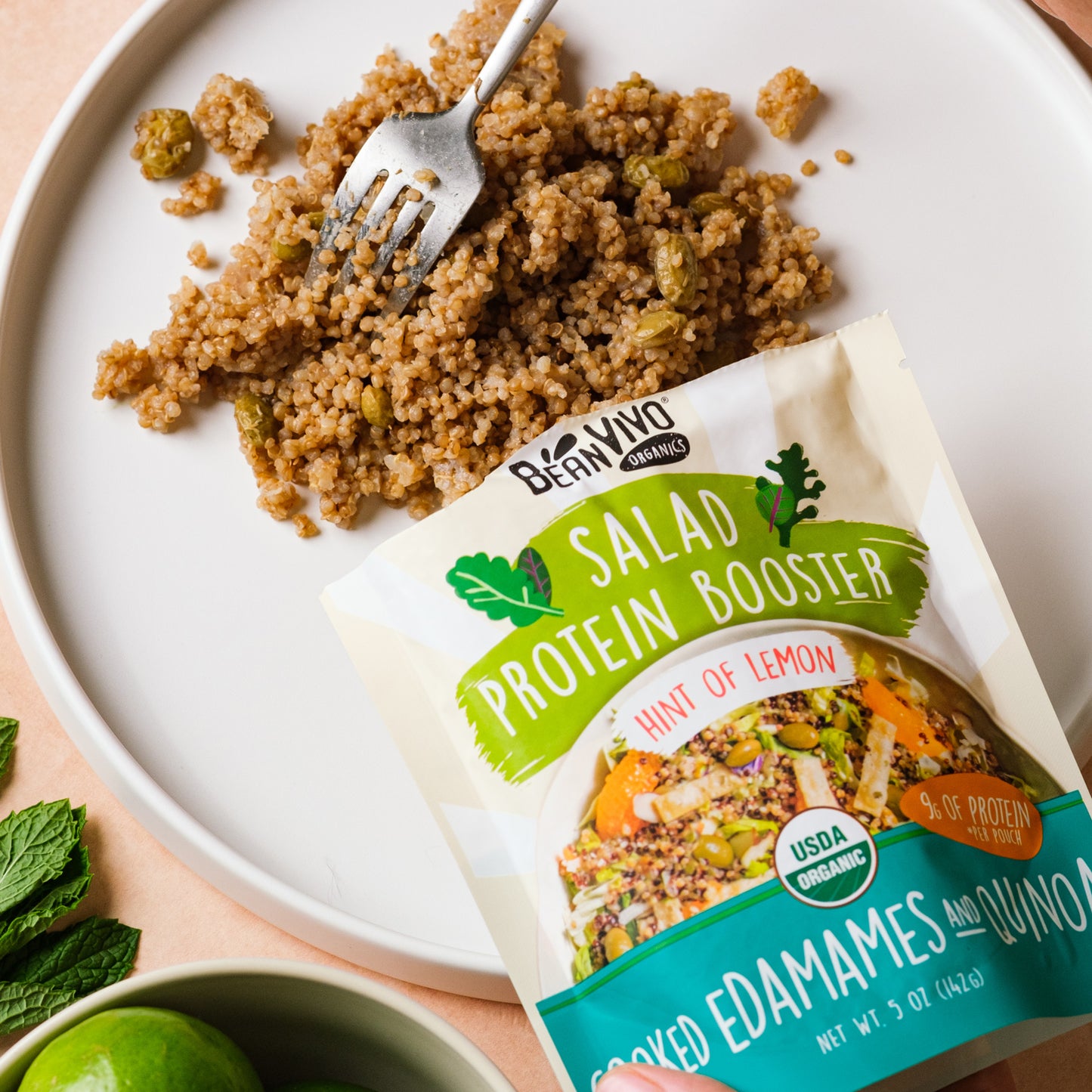 Organic Salad Protein Booster - Hint of Lemon (1-Pouch)