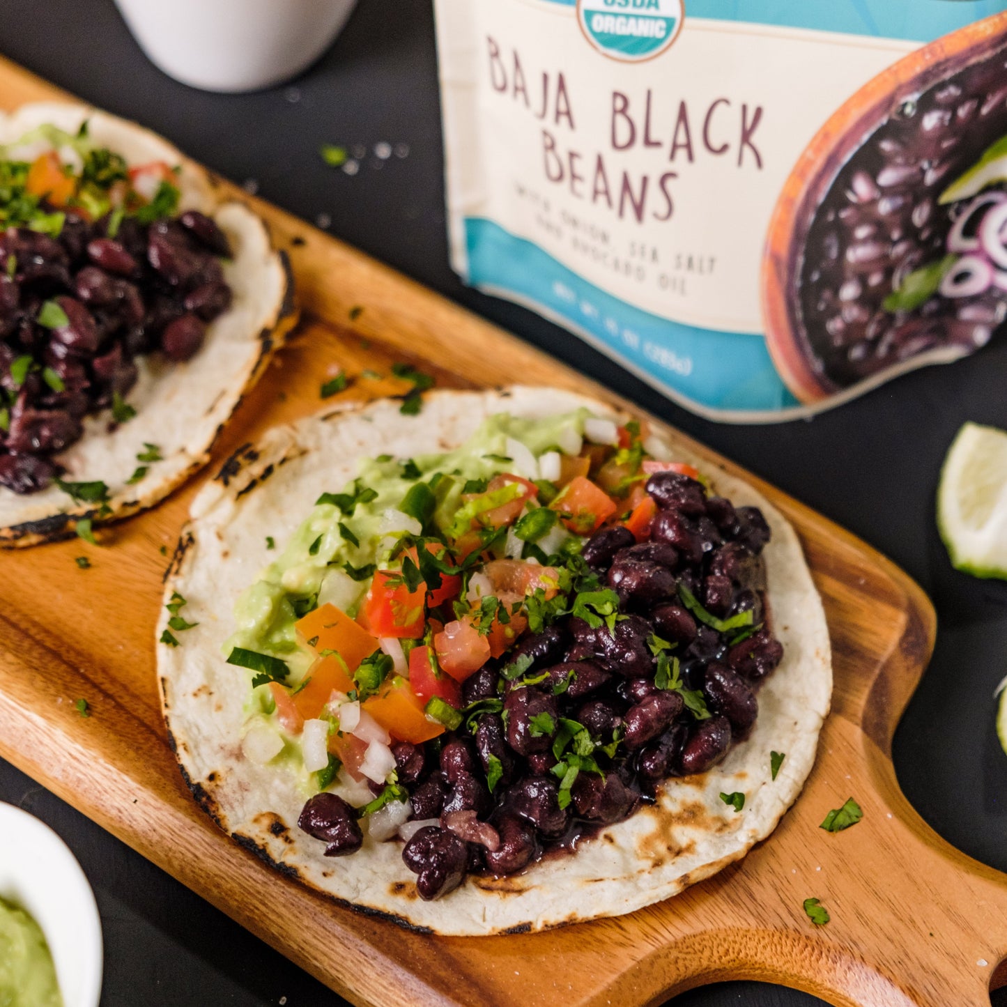 Organic Baja Black Beans (6-Pack)
