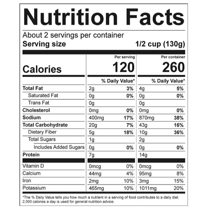 Organic Baja Black Beans (6-Pack)