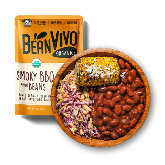 Organic Smoky BBQ Pinto Beans (1-Pouch)