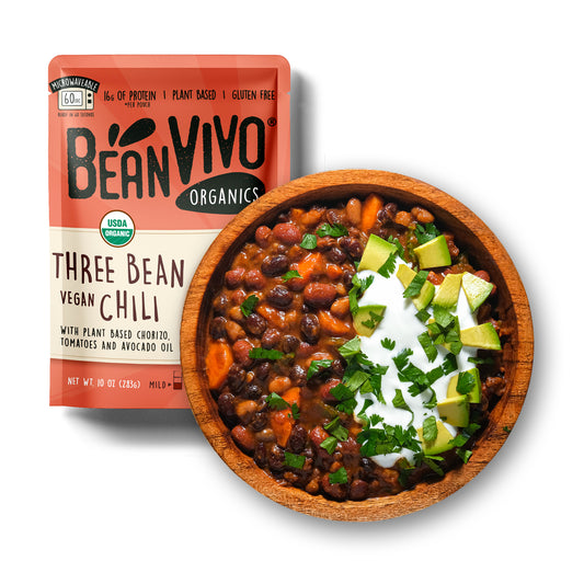 Organic Three Bean Vegan Chili (1-Pouch)