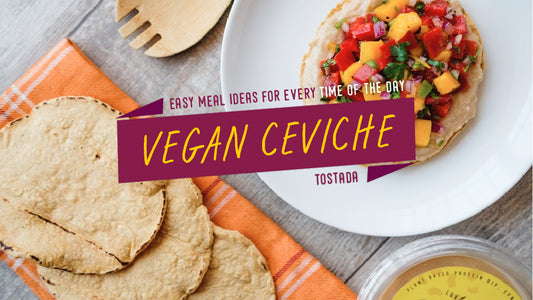 Vegan Ceviche Tostada Recipe with Miso Ginger