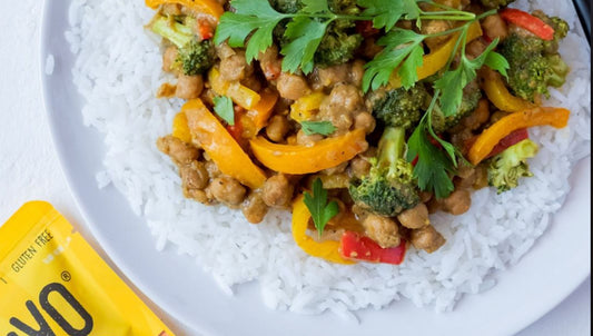 Curried Chickpeas Bowl