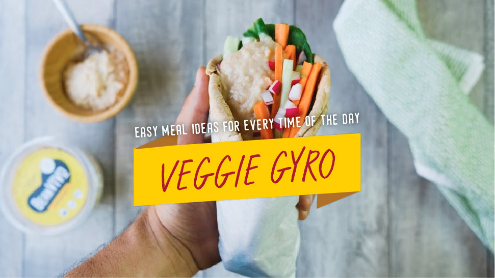 Veggie Gyro Recipe with Miso Ginger