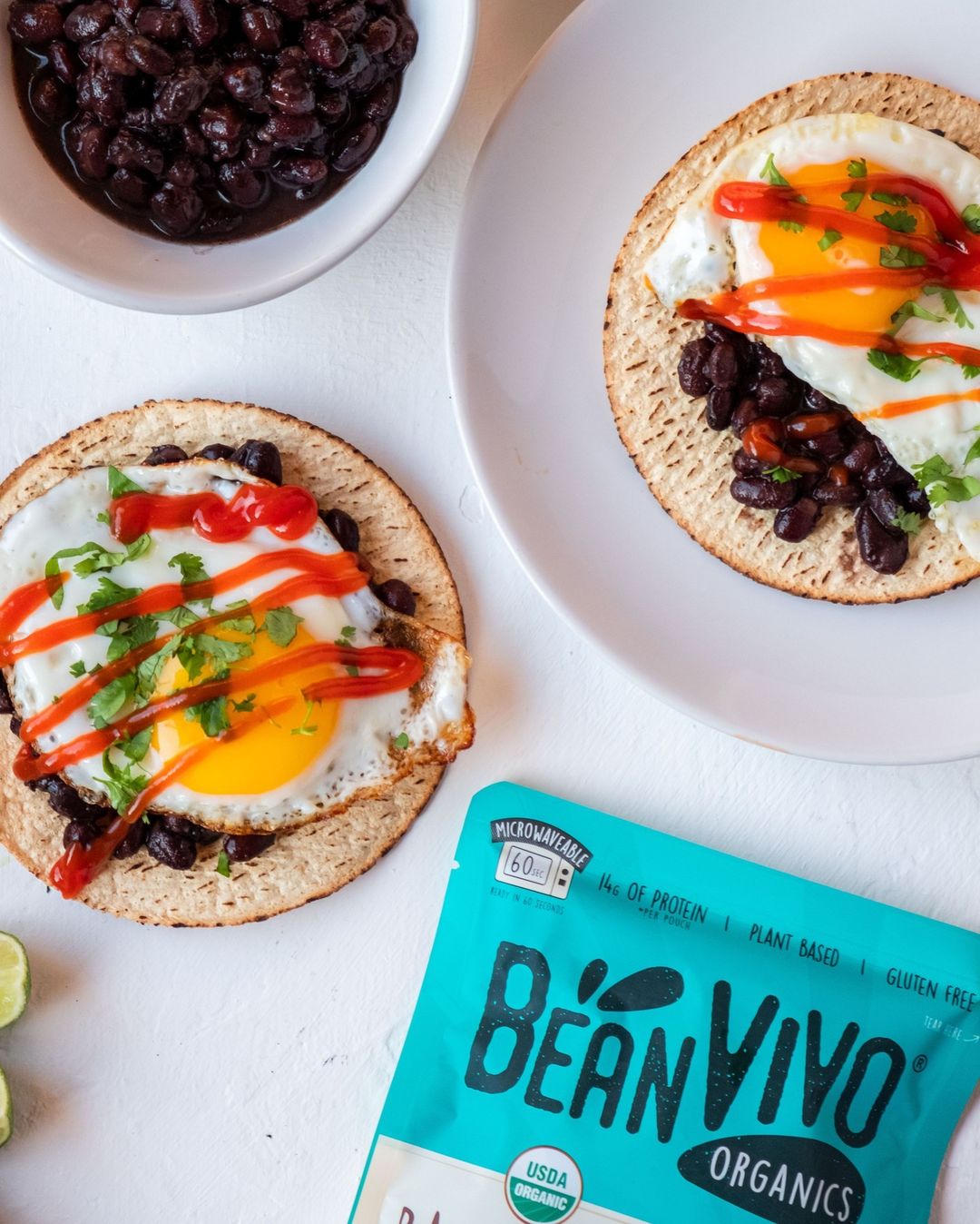 Organic Baja Black Beans (1-Pouch) | BeanVIVO