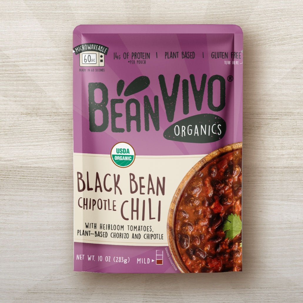 Organic Black Bean Vegan Chipotle Chili (6 pack)