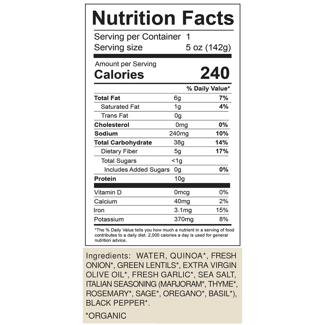 Organic Salad Protein Booster - Garlic & Herb (1-pack)