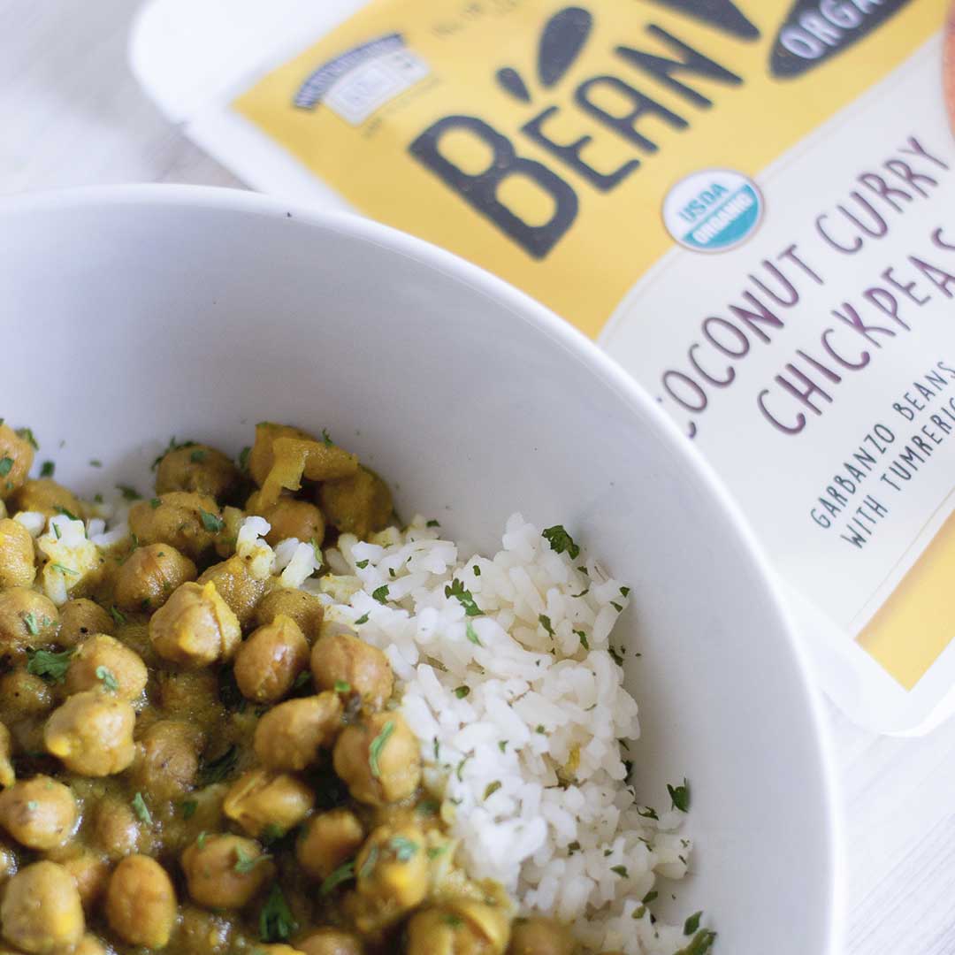 Organic Coconut Curry Chickpeas (6 pack)