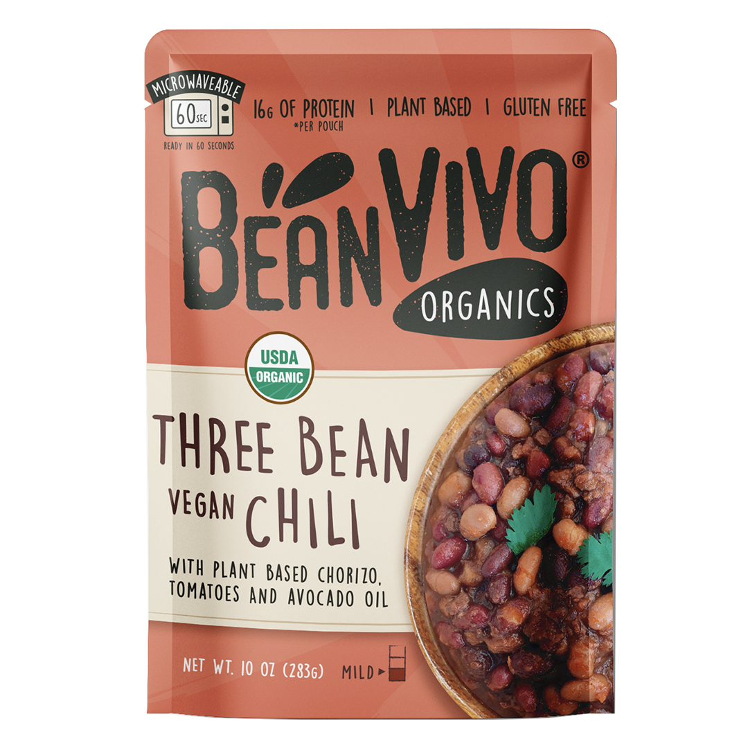 Organic Three Bean Vegan Chili (6 pack)